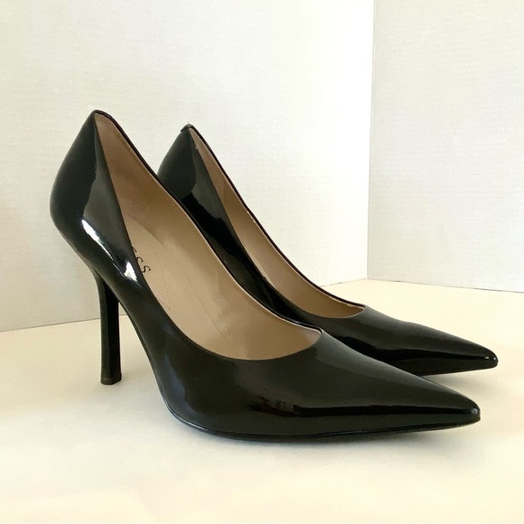 Guess Cyrano2 Black Stiletto 4.5” Pumps Size 10 M — Y2K - Picture 8 of 15